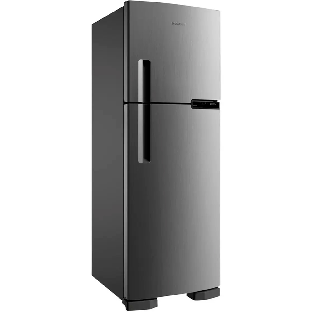 Geladeira Refrigerador Brastemp 375L Frost Free Duplex Cold Room Brm44hk - Inox - Inox - 220 Volts