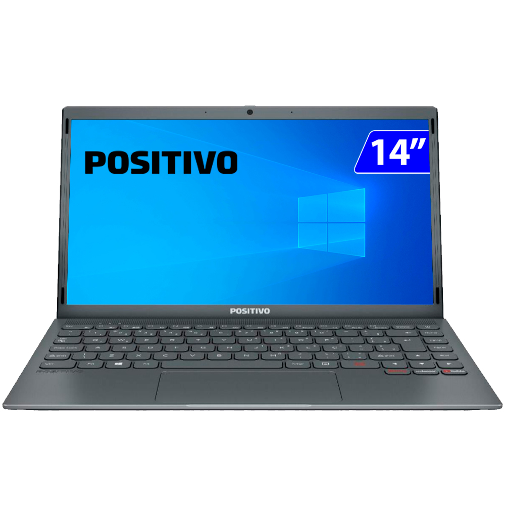 Notebook Positivo Motion Gray Intel Celeron W Gb Gb Ssd C F