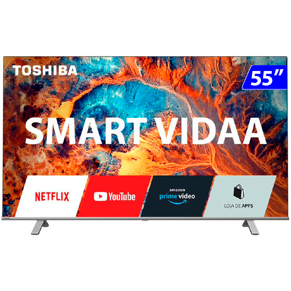 Smart Tv Toshiba Dled K Wi Fi Vidaa Comando De Voz Tb