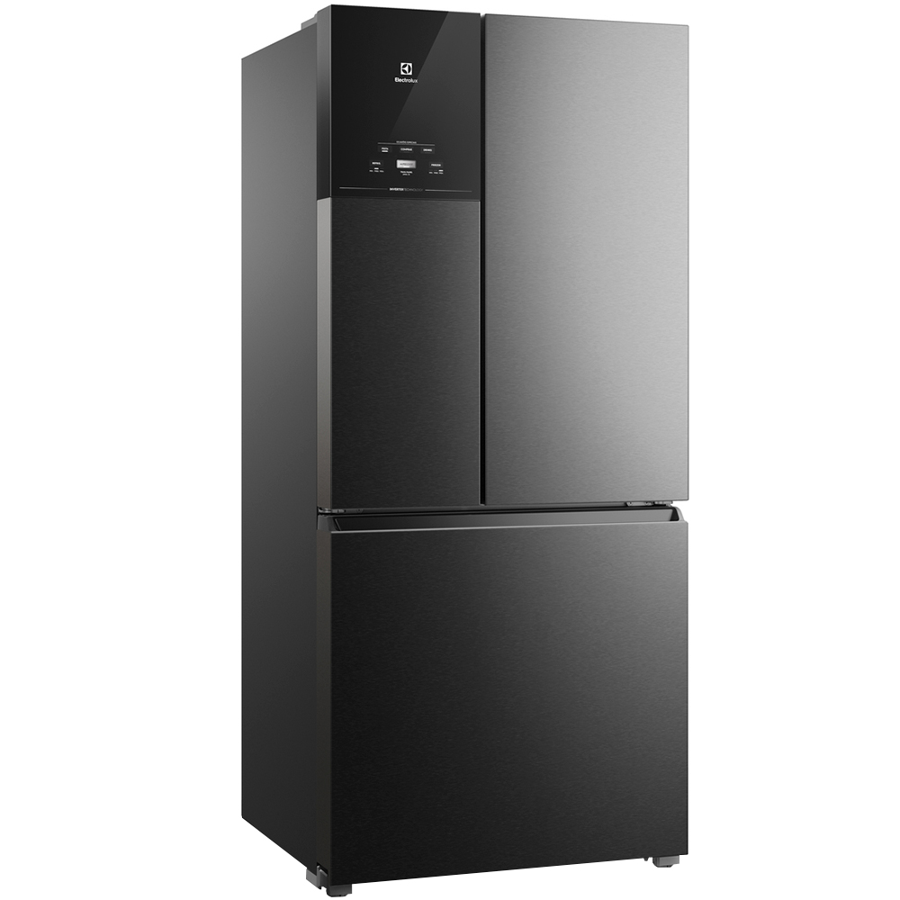 Geladeira Refrigerador Electrolux 590L Frost Free Inverter French Door Im8b - Preto - 110 Volts