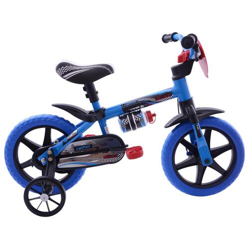 Bicicleta Infantil Aro 12 Cairu Nathor Veloz Freio A Tambor - Azul