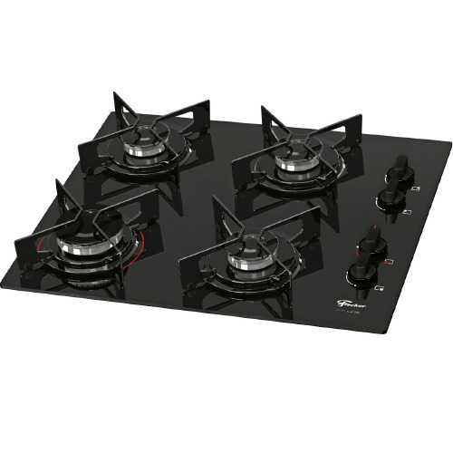 Cooktop a Gás Fischer Fit Line 4 Bocas Superautomático Tripla Chama