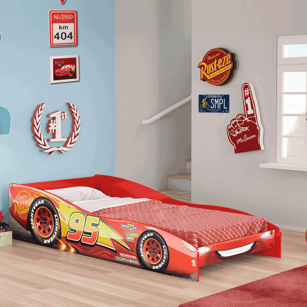 Cama Infantil Carro Solteiro Menino Criança Mini Carrinho Criança