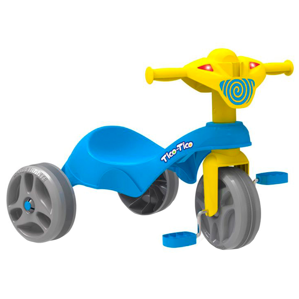 Triciclo Infantil Bandeirante Velobaby com Buzina Azul