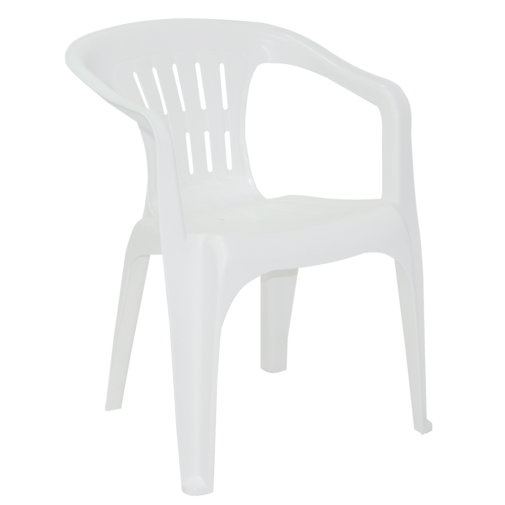 Cadeira Poltrona De Plástico Atalaia Tramontina Até 120Kg - Branco