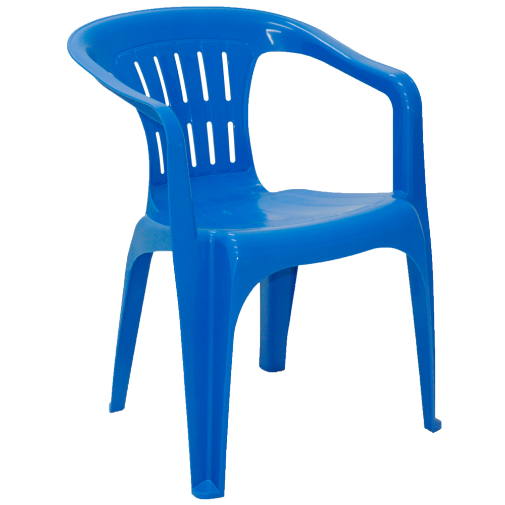 Cadeira Poltrona De Plástico Atalaia Tramontina Até 120Kg - Azul