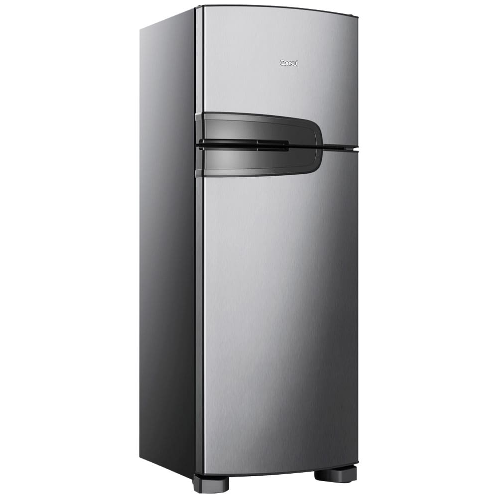 Geladeira Refrigerador Consul 340L Frost Free 2 Portas Duplex Crm39ak - Inox - 220 Volts