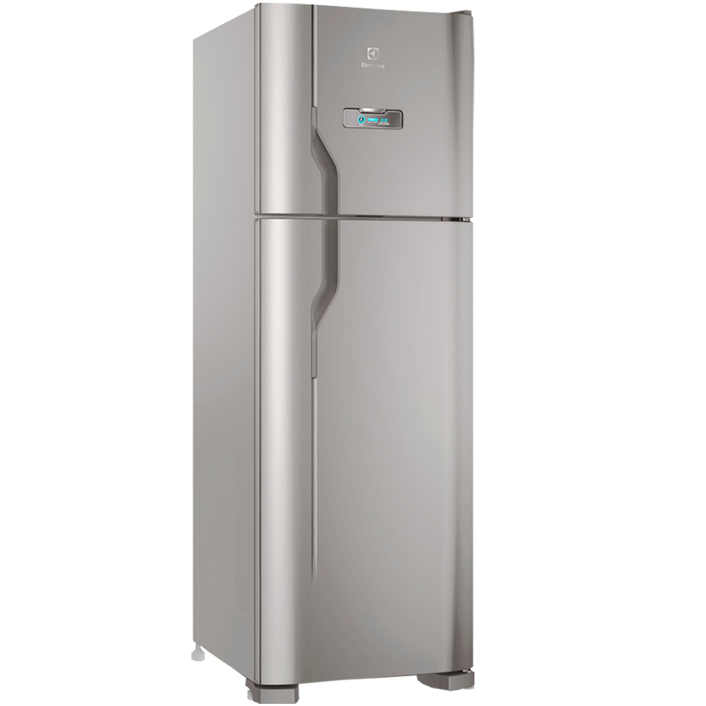 Geladeira Refrigerador Electrolux 371L Frost Free Duplex Dfx41 - Inox - 220 Volts