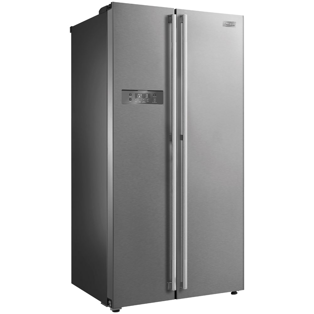 Geladeira Refrigerador Midea 528L Frost Free Side By Side Md-Rs587fga Cor Inox - Inox - 110 Volts