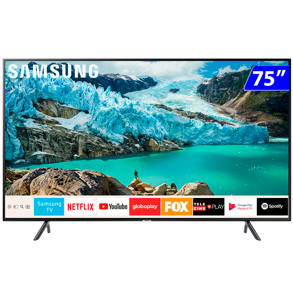 Tv 75" Led Samsung 4k - Ultra Hd Smart - Un75ru7100