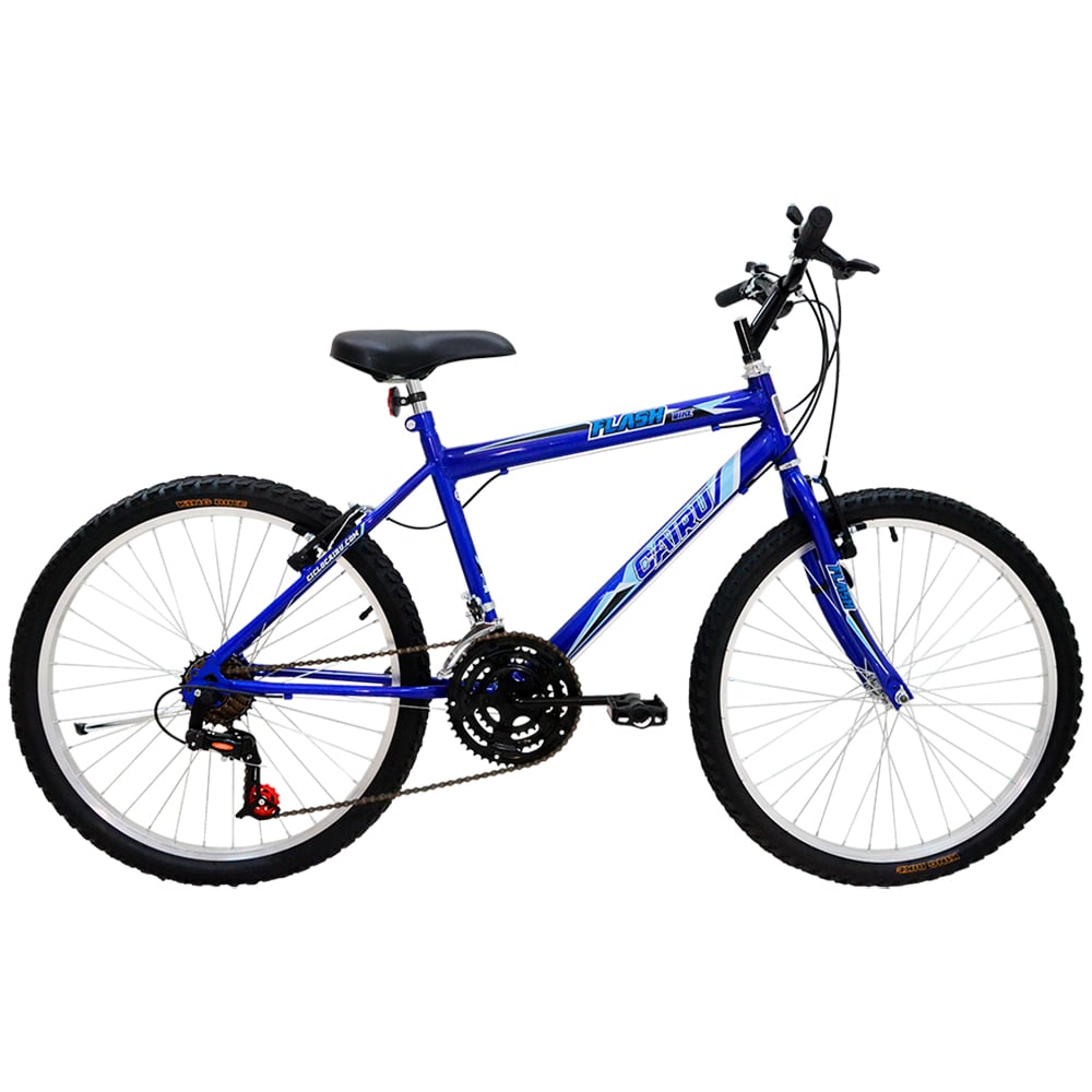 Bicicleta Aro 24 Cairu Flash 21 Marchas Freio V-Brake Em Aço Carbono