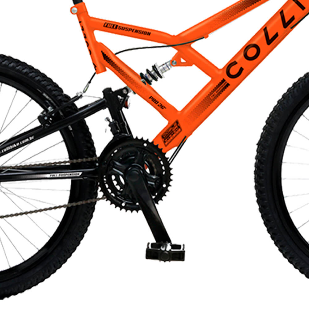 Bicicleta Colli GPS Aro 26 com 21 Marchas Cor Branca | Gazin