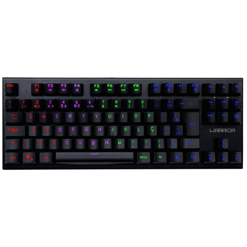 Teclado Gamer Ragnar Superfície em Metal Warrior TC222 - Crystal Informática