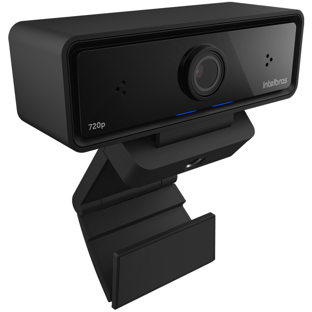 Webcam Intelbras Cam 720p Hd 720p Usb Com Microfones Integrados