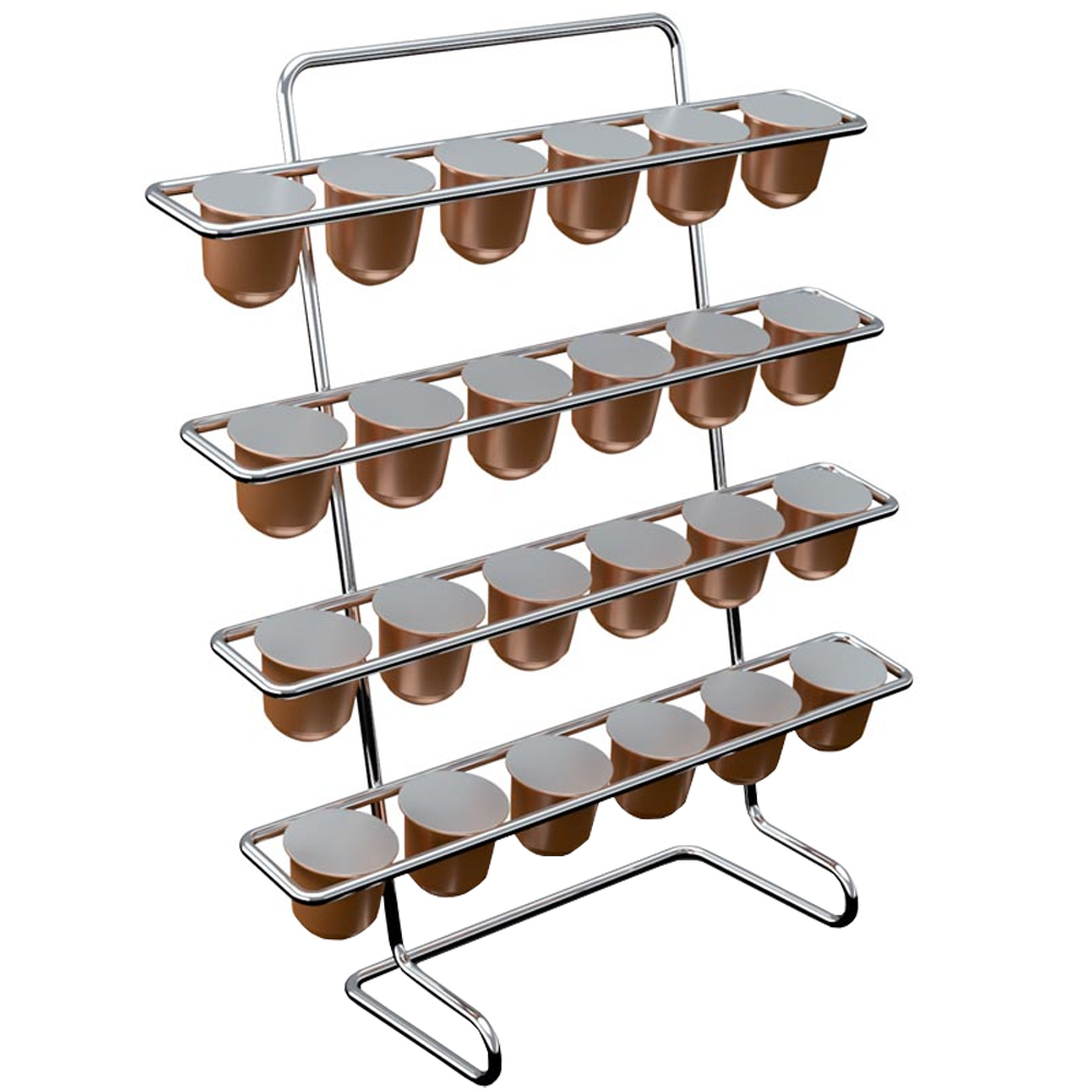 Porta Cápsulas Para 24 Unidades Compatível Com Nespresso Stolf - Sem Cor