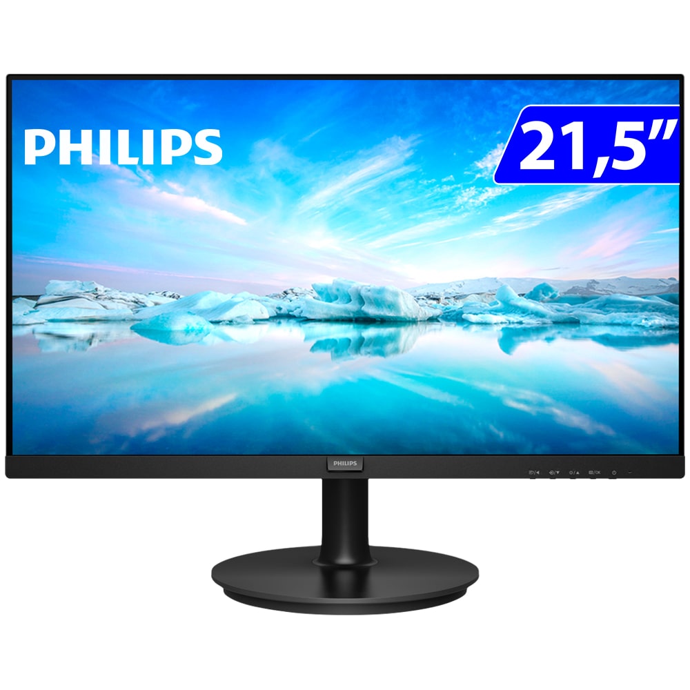 Monitor 21,5" Led Philips Full Hd - 221v8l
