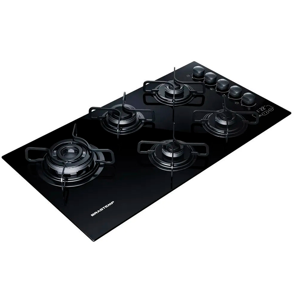 Cooktop a Gás Brastemp 5 Bocas Superautomático Quadrichama BDT85AE