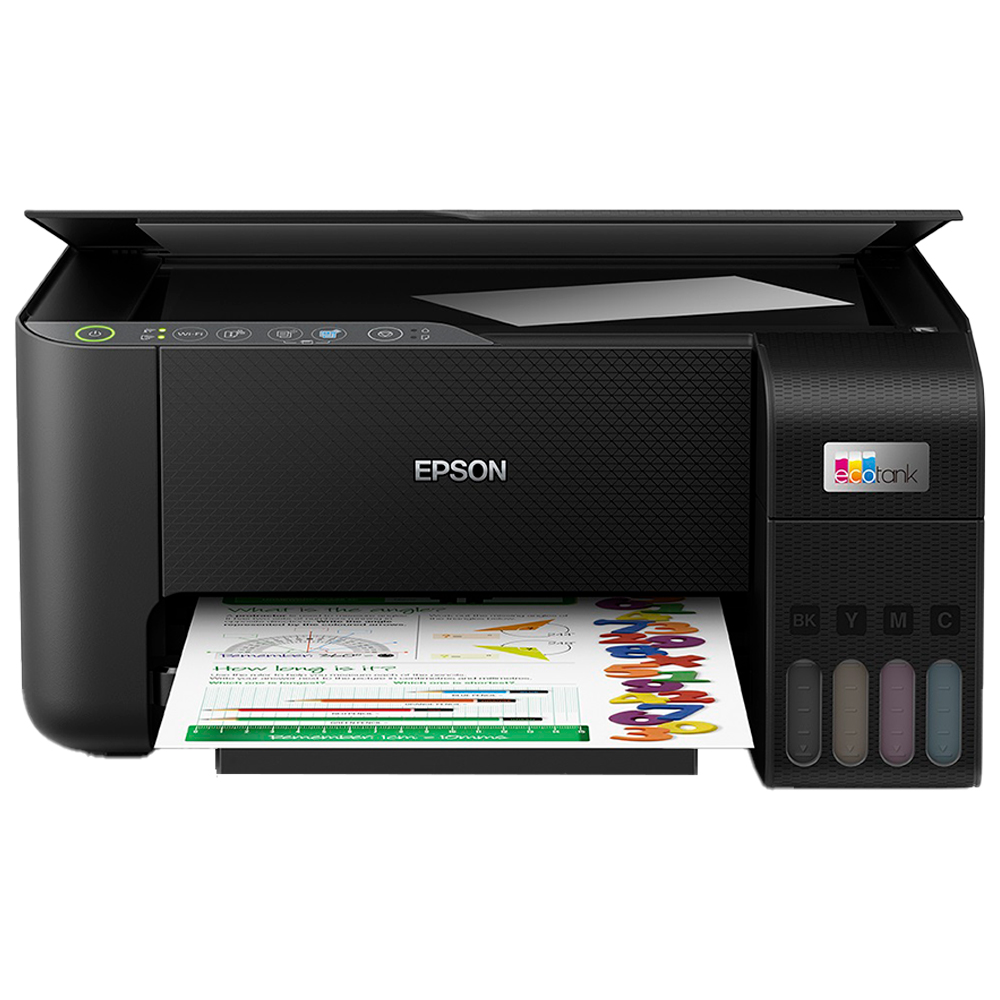 Impressora Multifuncional Jato De Tinta Epson Ecotank L3250 Colorido Wi-Fi - Preto - Preto - Bivolt