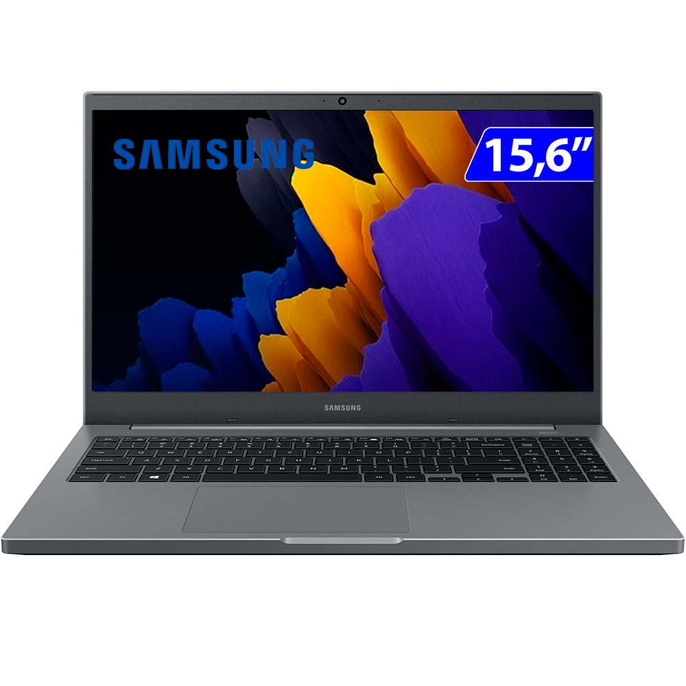 Notebook - Samsung Np550xda-kv4br I3-1115g4 1.70ghz 8gb 256gb Ssd Intel Hd Graphics Windows 11 Home 15,6" Polegadas