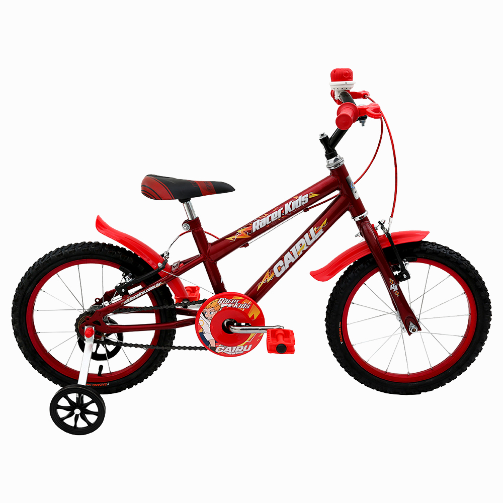 Bicicleta Infantil Aro 16 Cairu Racer Kids Freio V-Brake - Vermelho