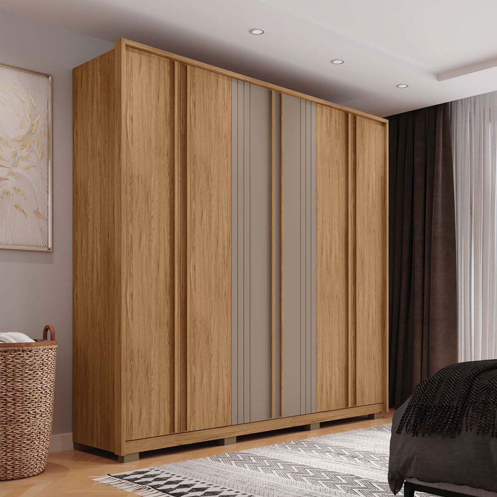 Guarda-Roupa Casal 6 Portas Bater 4 Gavetas Mozart Caemmun Roupeiro é boa?