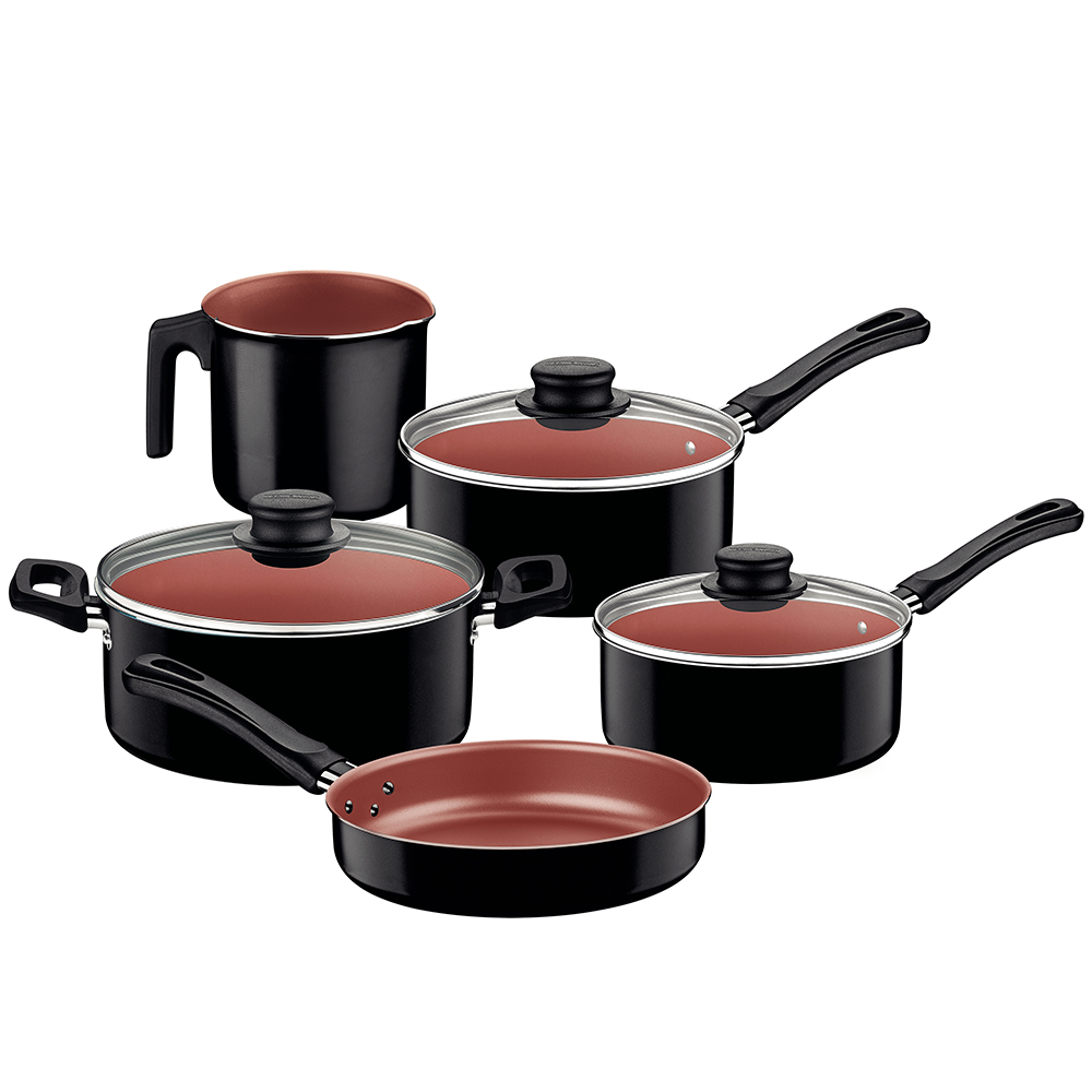 Jogo de Panelas Tramontina Antiaderente 5 Peças Caribe é ruim? Jogo de Panelas Tramontina Antiaderente 5 Peças Caribe é boa?