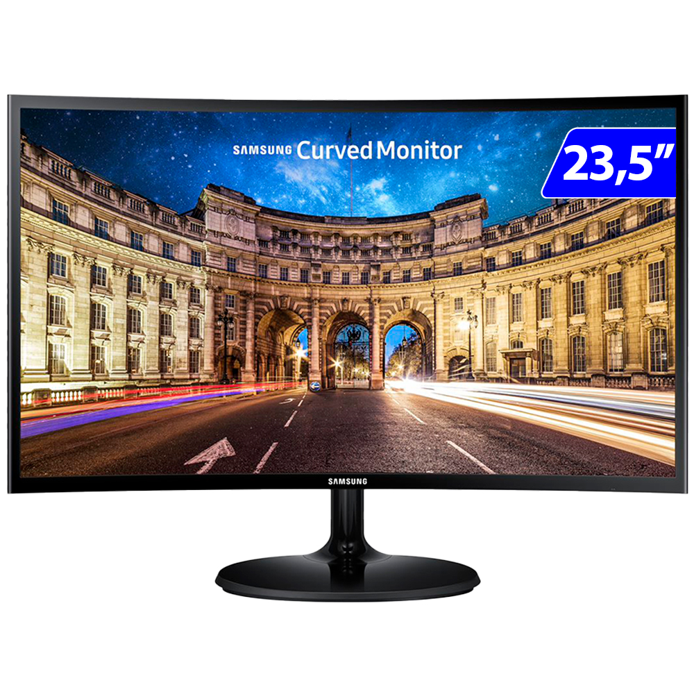 Monitor Gamer Samsung Curvo 23.5" Full HD FreeSync HDMI LC24F390FHLMZD Menor preço em Monitor Gamer Samsung Curvo 23.5" Full HD FreeSync HDMI LC24F390FHLMZD