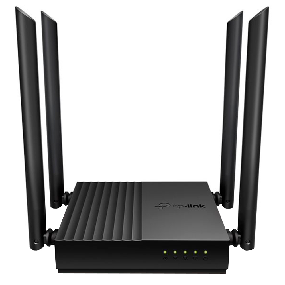 Roteador Tp-Link Archer C64 1200Mbps 4 Antenas 5 Portas - Preto - Bivolt