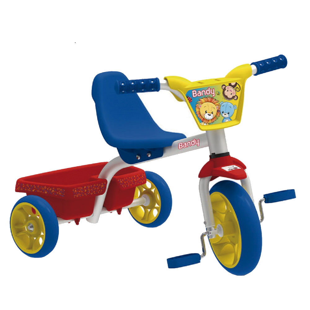 Triciclo Infantil Mototico com Empurrador Bandeirante com o Melhor