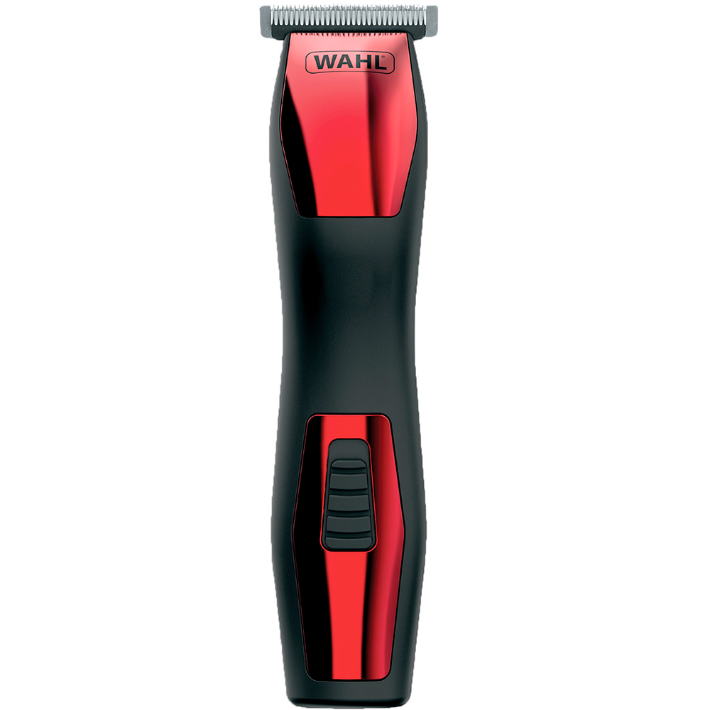 Aparador De Pelos  Wahl Groomsman T-Pro 14 Acessórios Sem Fio - Vermelho - Bivolt