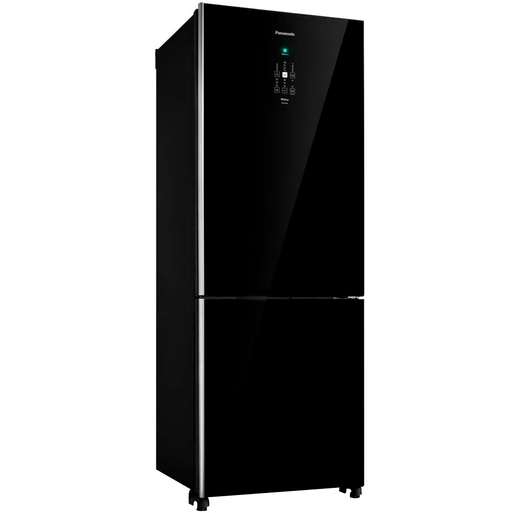 Geladeira Refrigerador Panasonic Black Glass 480L Frost Free Duplex Bb71 - Black - 220 Volts