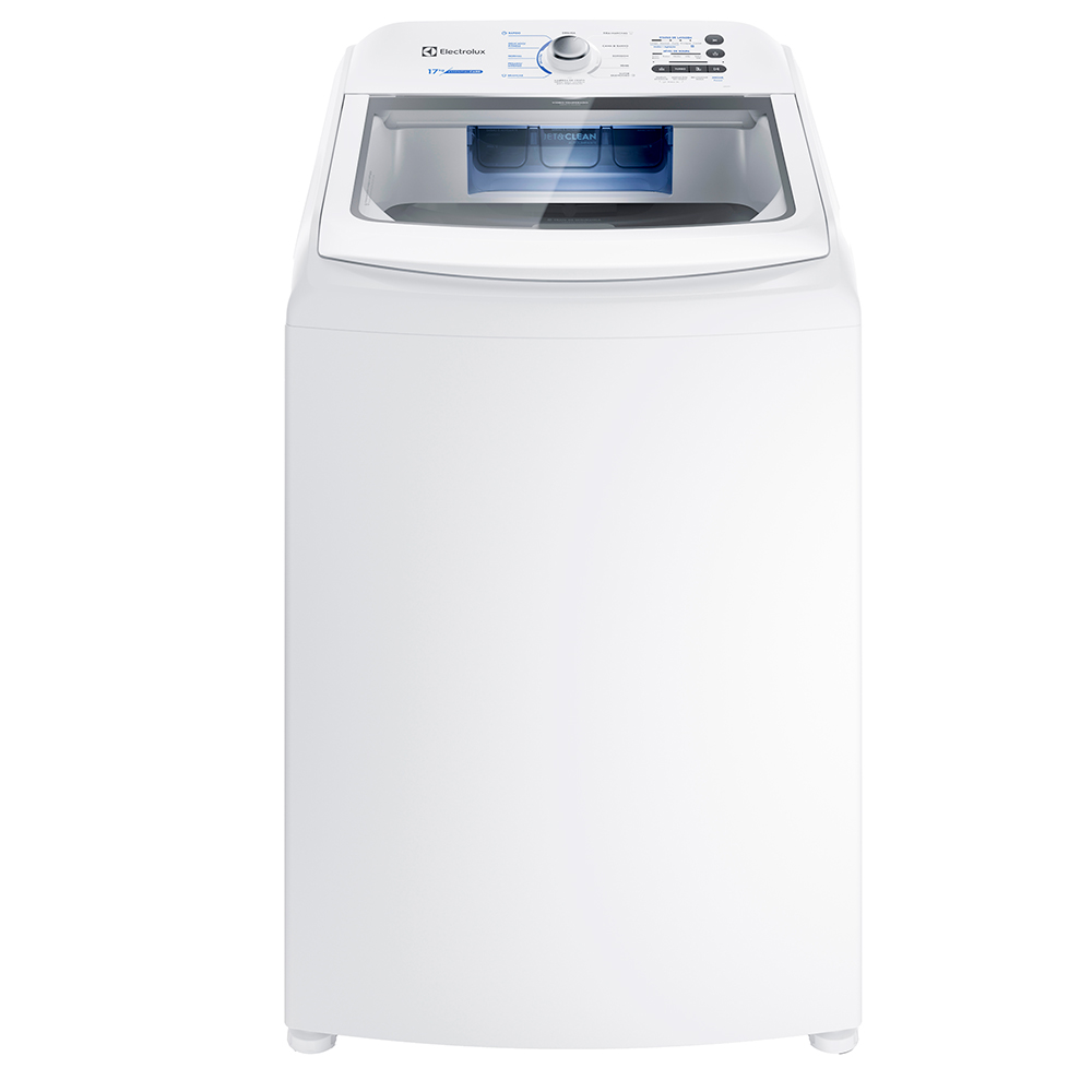 Máquina De Lavar Electrolux Essential Care 17Kg Automática Cesto Inox Led17 - Branco - 110 Volts