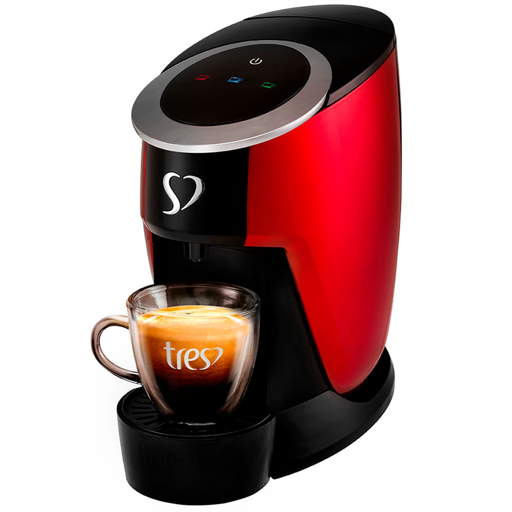 Cafeteira Espresso Três Corações Touch Multibebidas - Vermelho - Vermelho - 110 Volts