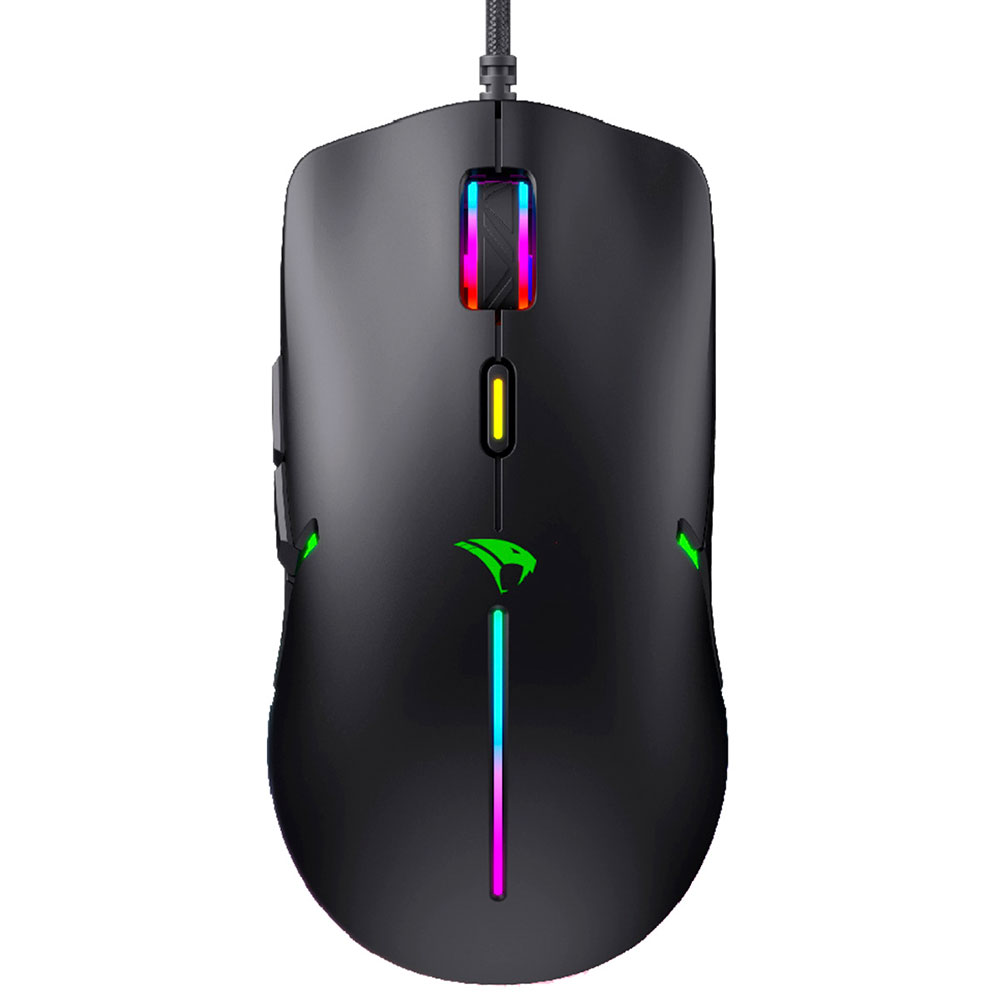 Mouse Gamer Com Fio Viper Pro Mamba Sensor Óptico 6 Botões - Preto - Preto - Bivolt