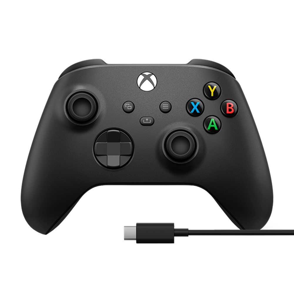 Controle Xbox Series Sem Fio Com Cabo Usb-C Bluetooth 1V8-00013 - Preto