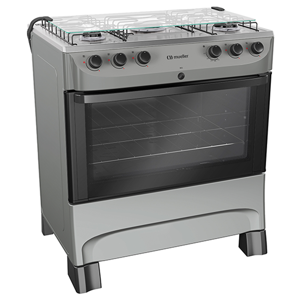 Fogão 5 Bocas Mueller Mfi5bb Titanium - Bivolt - 610000821