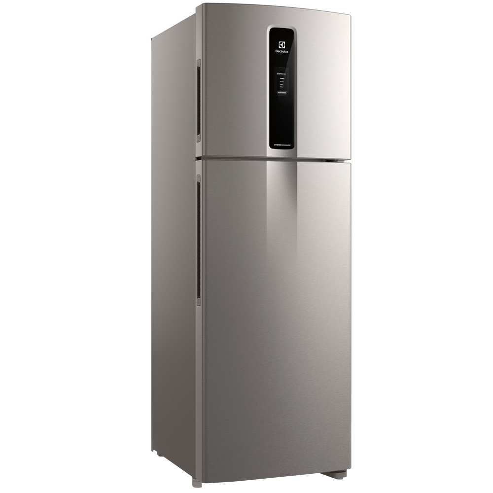 Geladeira Refrigerador Electrolux 390L Frost Free Duplex Inverter If43s - Inox - 220 Volts