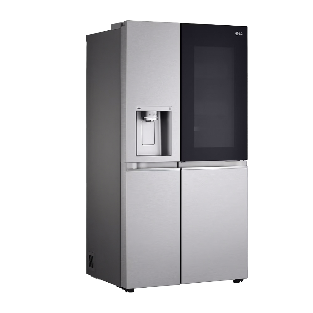 Geladeira Refrigerador Lg 598L Frost Free Side By Side Gc-X257csh - Aço Escovado - 220 Volts