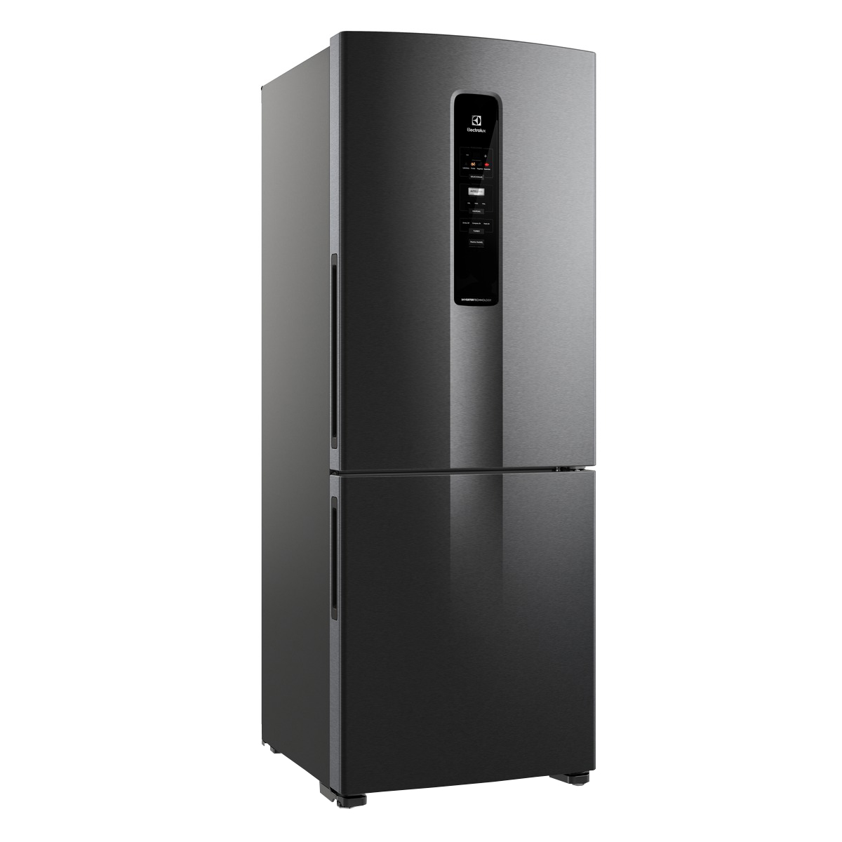 Geladeira Refrigerador Electrolux Bottom Freezer 490L Frost Free Inverter Ib7b - Preto - 110 Volts
