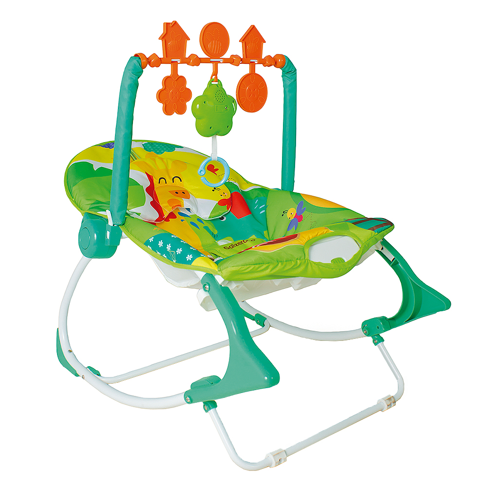 Cadeira De Balanço Para Bebês Galzerano Nina Cinto De 3 Pontos Até 18Kg - Sem Cor