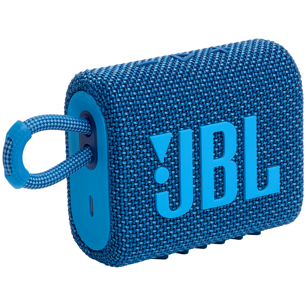 Caixa De Som Portátil Jbl Go 3 Eco 4,2W Bluetooth À Prova D'água - Azul