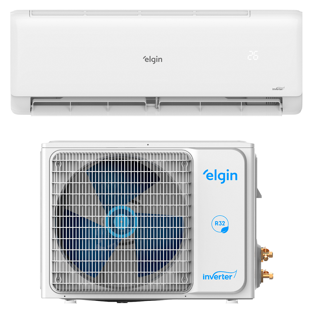 Ar Condicionado Split 12.000 Btus Eco Inverter Ii Connect Elgin Quente E Frio - 220 Volts