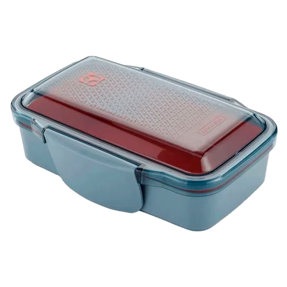 Marmiteira Electrolux Lunch Box 950 Ml 4104003 Resistente A Temperatura - Cinza/Vermelho