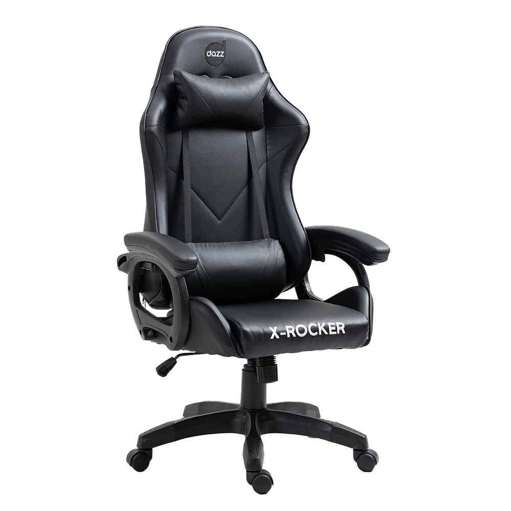 Cadeira Gamer Dazz X-Rocker Giratória Com Encosto Reclinável - Preto