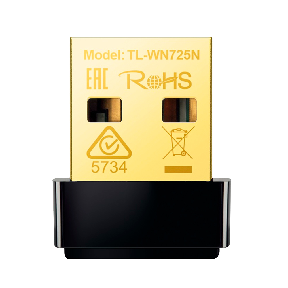 Nano Adaptador Usb Wireless Tpn0101 Tp-Link N150mbps Antena Interna - Amarelo - Amarelo