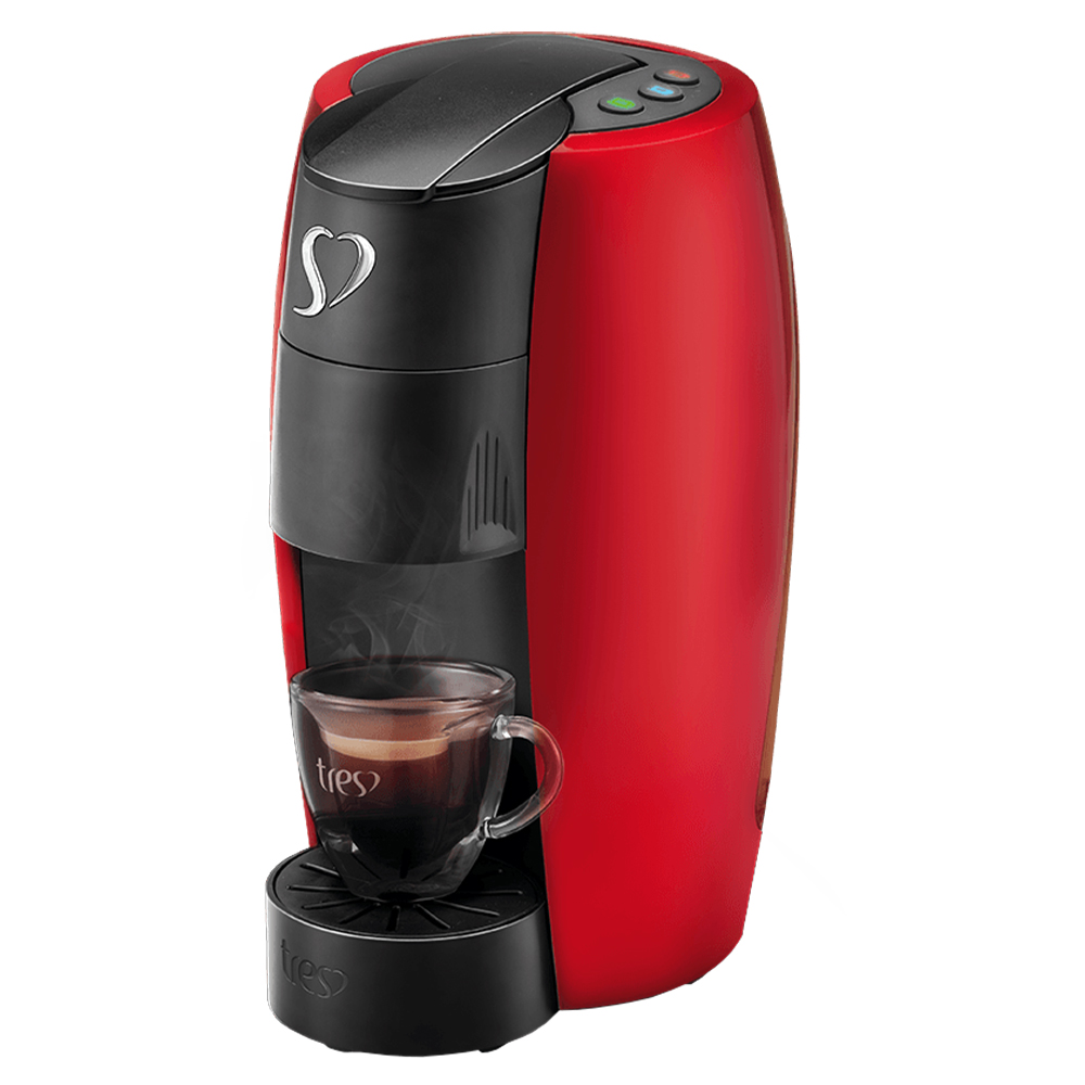 Cafeteira Espresso Três Corações Lov Automática - Vermelho - 110 Volts