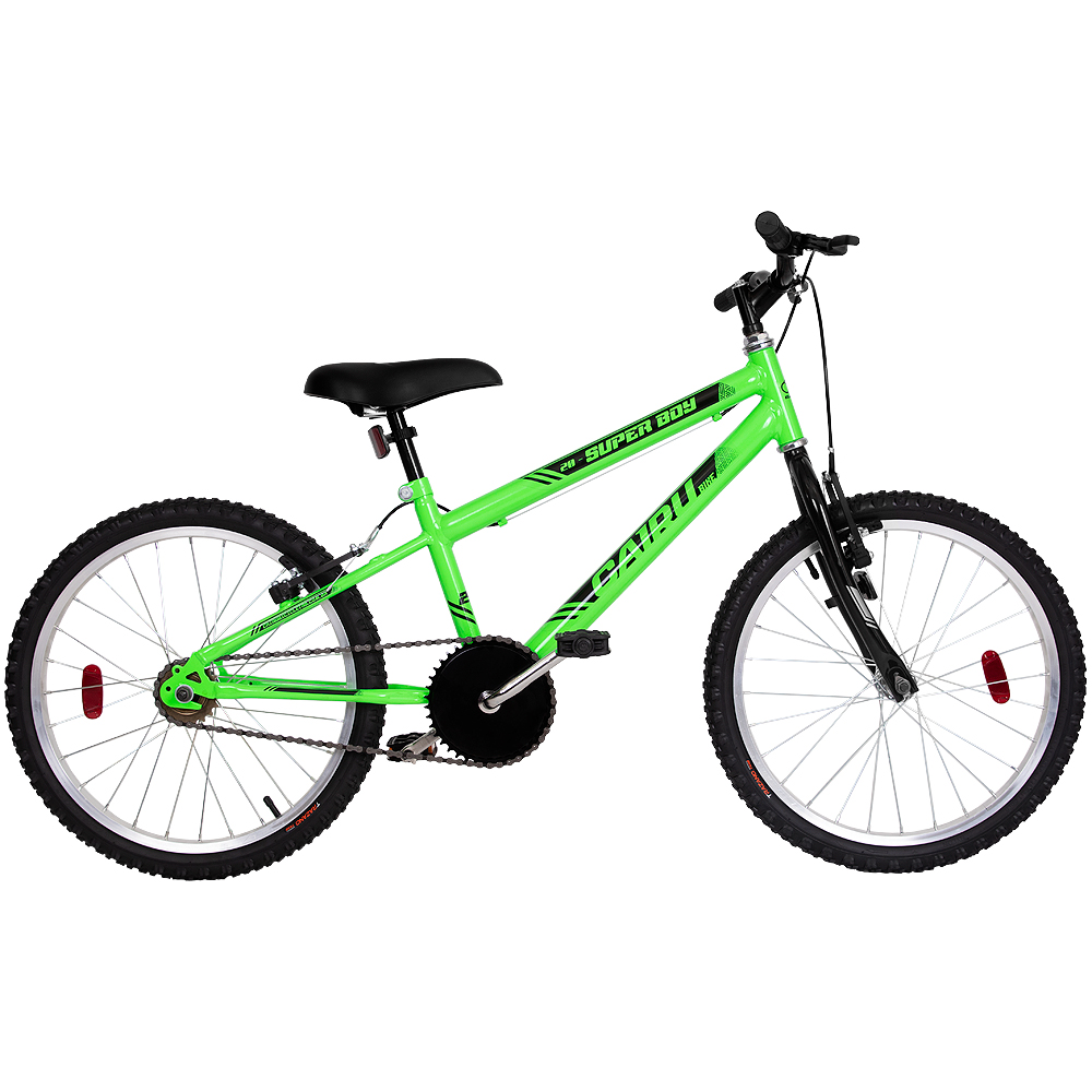 Bicicleta Infantil Aro 20 Cairu Super Boy Freio V-Brake - Verde
