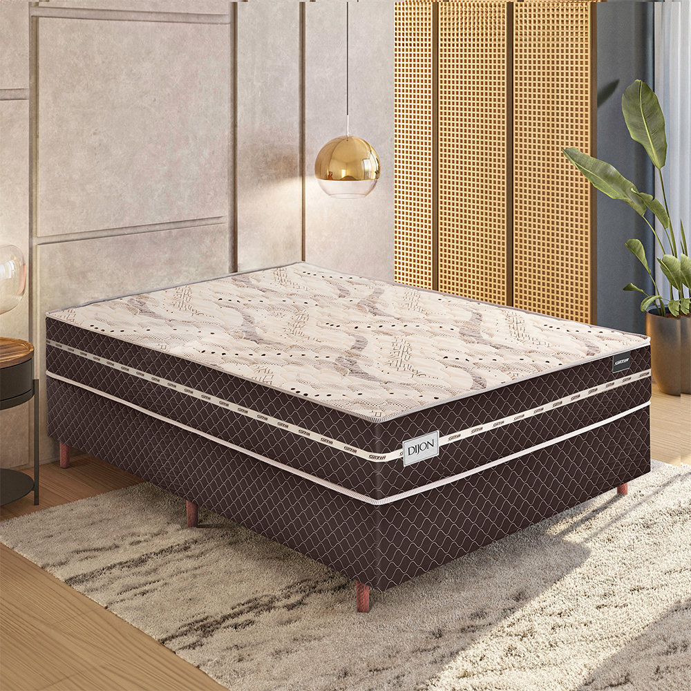 Colchão Cama Box Gazin Molas Ensacadas Casal 138x188 Dijon