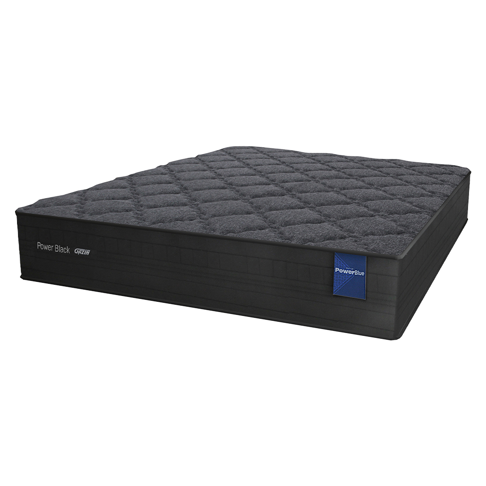 Colchão King Size Molas Powerblue Gazin Power Black 193X203 - Preto