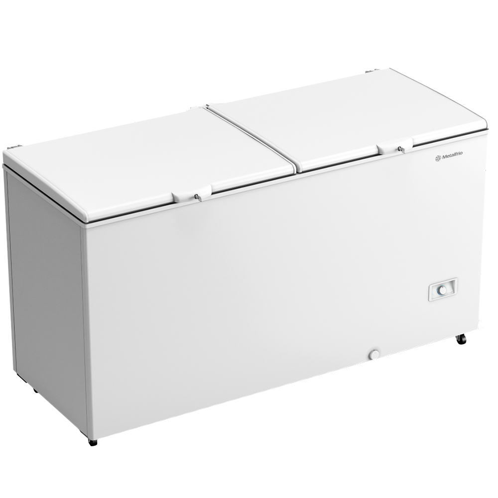 Freezer E Refrigerador Metalfrio 543L 2 Tampas Horizontal Da550ift00 - Branco - Bivolt